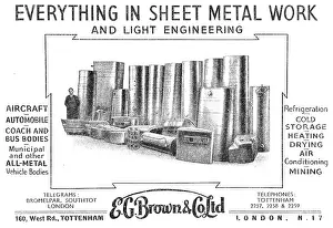 E.g.brown: E.G.Brown Sheet Metal Work & Light Engineering
