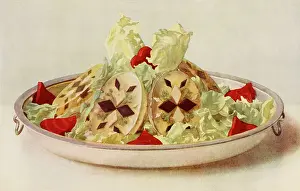 Medallions: EGG MEDALLIONS & SALAD