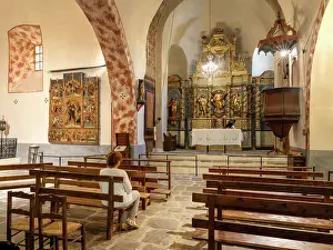 Altarpiece: Eglise Saint-Andre, Evol, Pyrenees-Orientales, France