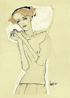 Schiele: Egon Schiele. Portrait of a Woman