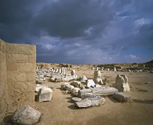 Paleo: Egypt. Abu Mena. Basilica of Arcadius