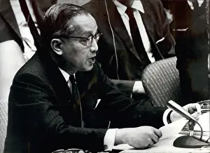 Cease: EGYPT ACCEPTS U.N. CEASE FIRE CALL. At a meeting