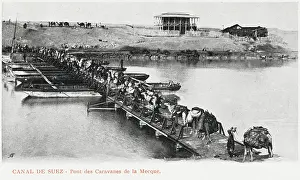 Pontoons: Egypt - Bridge for Mecca-bound caravan trains