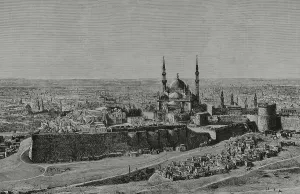 Minarets: Egypt, Cairo. General view of the city