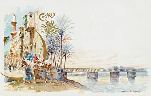 Kasr: Egypt - Cairo - Kasr-el-Nil Bridge