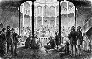 Moslems: Egypt, dancing dervishs in Cairo, copy of wood
