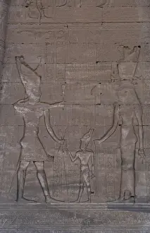 Cleopatra: Egypt. Dendera. Hathor Temple. Cleopatra VII, Julius Caesar