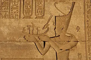 Votive: Egypt. Dendera. Temple complex. Roman Birth House of Mammisi