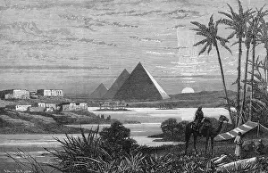 Cataclysm: Egypt, Giza, pyramids of pharaohs Cheops, Chephren