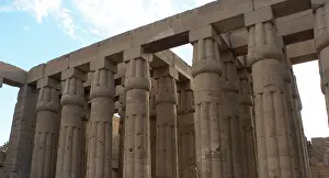Luxor: Egypt. Luxor Temple. Hypostyle Hall