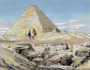Egypt. Pyramids and Sphinx