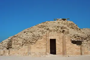 Fluted: Egypt. Saqqara. Djoser's complex. The South House just east