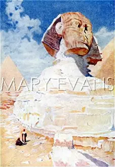 Dwarfed: EGYPT SPHINX 1907