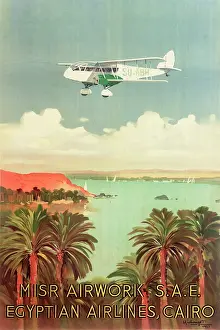 Misr: Egyptian Airlines Poster