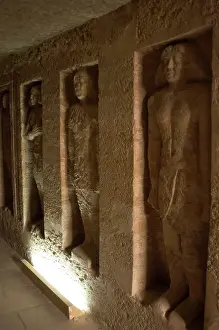 Deceased: Egyptian Art. Necropolis of Saqqara. Mastaba. Room decorated