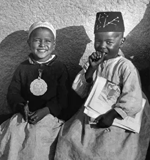 Amulet: Egyptian boys, 1934