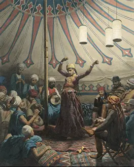 Castanets: Egyptian Dancer in a Tent