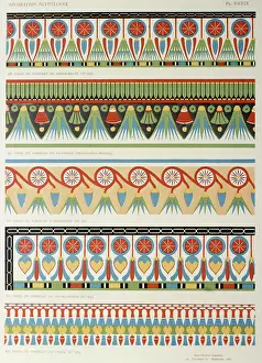 Edging: Egyptian decorative designs