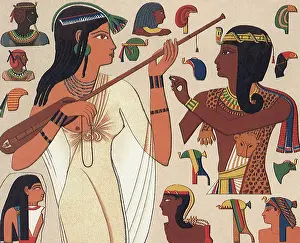 Beads: Egyptian Dress