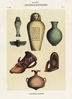 Faience: Egyptian and Greek pottery