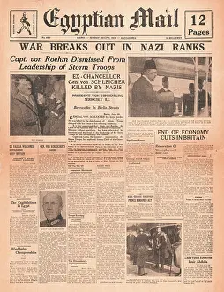 Rohm: Egyptian Mail front page reporting Night of the Long Knives
