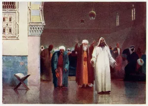 Moslems: EGYPTIAN MOSLEMS PRAYING