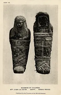 Feb17: Egyptian Mummy - British Museum, London - Two Child Mummies