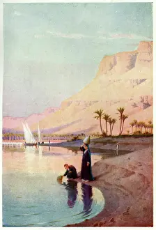 Saad: EGYPTIAN RIVER SCENE