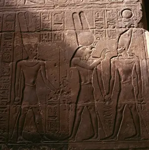Cartouches: EGYPTIAN WALL RELIEF
