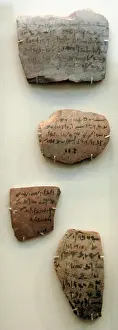 Thebes: Egyptians ostraca