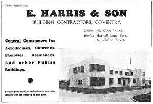 Steelwork: E.Harris & Son Hangars. Structural Steelwork