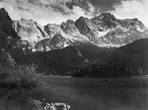 Garmisch: Eibsee at the Zugspitze, around 1925