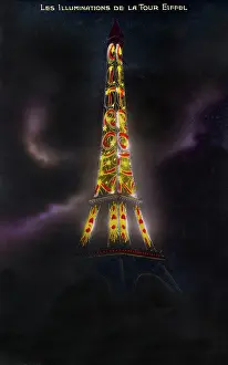 May19: Eiffel Tower Citroen Advertisement - Paris