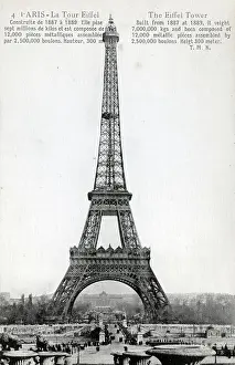 Unattributed: The Eiffel Tower, Paris, France