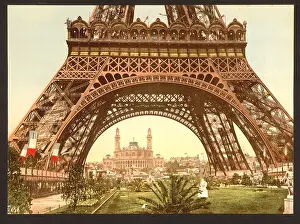 Universel: Eiffel Tower and the Trocadero, Exposition Universal, 1900