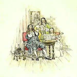 Woodwind: Eighteenth century people making music