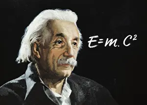 Physique: EINSTEIN, Albert (1879-1955). German physicist
