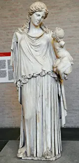 Prosperity: Eirene, goodess of Peace and, as mother of Pluto, of Prospe
