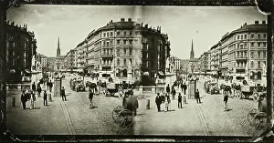 Burger: Eisabeth bridge towards Karntnerstrasse