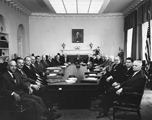 Ezra: Eisenhower's second term cabinet on May 1, 1957