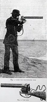 Chronophotography: EJ Marey's photographic gun which he devised for