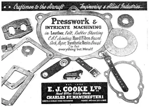 Machining: E.J.Cooke Presswork & Intricate Machining In Leather