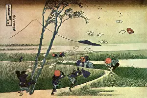 Hokusai: Ejiri in Sunshu, by Hokusai