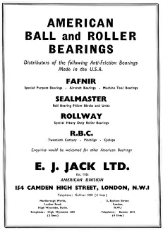 Fafnir: E.J.Jack Ltd - Fafnir Nice Rollway RBC Bearings