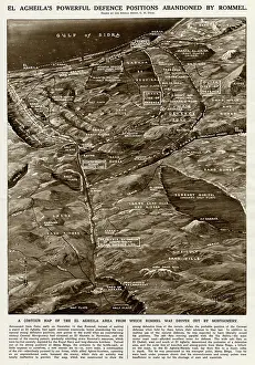 Agheila: El Agheila's defence positions by G. H. Davis