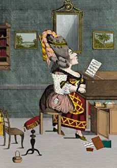 1778: Elaborate Hairstyle, Wig, 1778
