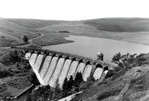 Goch: Elan Valley, Craig Goch Dam c1955