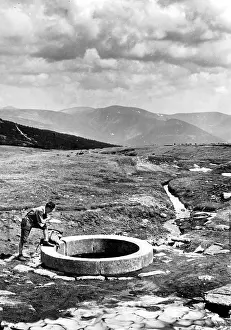 Traveler: Elbe spring in the Riesen mountains, 1938