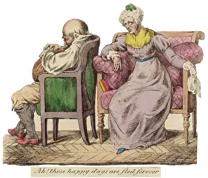 Contempt: Elderly couple at home