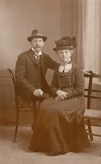 Gill Stoker: Elderly Edwardian couple